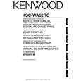 KENWOOD KSC-WA62RC Owner's Manual cover photo