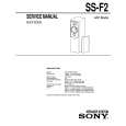 SONY SS-F2 Service Manual cover photo