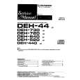 PIONEER DEH-520 Service Manual cover photo