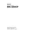 SONY BVS3200CP VOLUME 2 Service Manual cover photo
