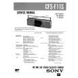 SONY CFSF11S Service Manual cover photo