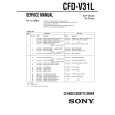 SONY CFDV31L Service Manual cover photo