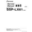 PIONEER SSP-LX61/XTM/E Service Manual cover photo