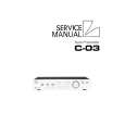 LUXMAN C03 Service Manual cover photo