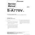 PIONEER S-A770V/XE Service Manual cover photo