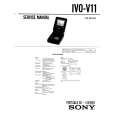 SONY IVO-V11 Service Manual cover photo