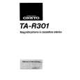 ONKYO TA-R301 Owner's Manual cover photo