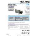 SONY DSCP150 Service Manual cover photo