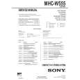 SONY MHCW555 Service Manual cover photo