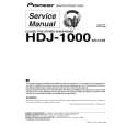 PIONEER HDJ-1000 Service Manual cover photo
