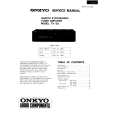 ONKYO TX38 Service Manual cover photo