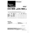 PIONEER CX-156A MECHANISM Service Manual cover photo