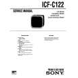 SONY ICF-C122 Service Manual cover photo