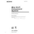 SONY DHCMD595 Owner's Manual cover photo