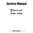 SHERWOOD XR3820 Service Manual cover photo