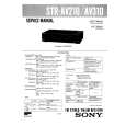 SONY STR-AV210 Service Manual cover photo