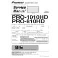 PIONEER PRO1010HD Service Manual cover photo
