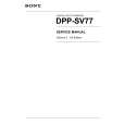 SONY DPPSV77 Service Manual cover photo