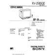 SONY KV2585GE Service Manual cover photo
