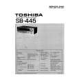 TOSHIBA SB-445 Service Manual cover photo