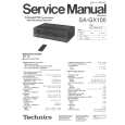 TECHNICS SAGX100 Service Manual cover photo
