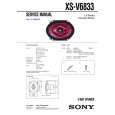 SONY XSV6833 Service Manual cover photo