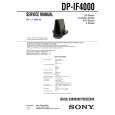 SONY DPIF4000 Service Manual cover photo