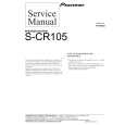 PIONEER S-CR105 Service Manual cover photo