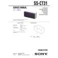 SONY SSCT31 Service Manual cover photo