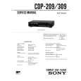 SONY CDP-209 Service Manual cover photo