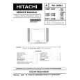 HITACHI CPT752 Service Manual cover photo