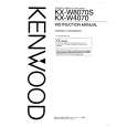 KENWOOD KXW8070S Owner's Manual cover photo