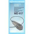 SENNHEISER MD 417 Owner's Manual cover photo