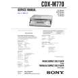 SONY CDXM770 Service Manual cover photo