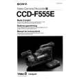 SONY CCDF555F Owner's Manual cover photo