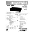 SONY TC-K333ESR Service Manual cover photo
