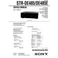 SONY STRDE485/E Service Manual cover photo