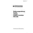 KENWOOD KSQ-400 Owner's Manual cover photo