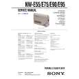 SONY NWE55 Service Manual cover photo