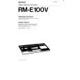 SONY RME100V Owner's Manual cover photo