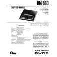 SONY BM880 Service Manual cover photo