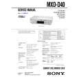 SONY MXDD40 Service Manual cover photo