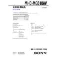 SONY MHCMG510AV Service Manual cover photo