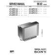 SONY KV-29FX11 Service Manual cover photo