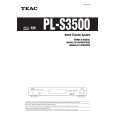 TEAC PL-S3500 Owner's Manual cover photo
