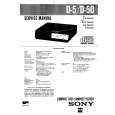 SONY D-50 Service Manual cover photo