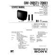 SONY CKV-20HX1 Service Manual cover photo