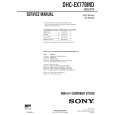SONY DHCEX770MD Service Manual cover photo
