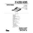 SONY ITA205 Service Manual cover photo