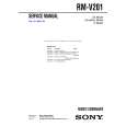 SONY RMV201 Service Manual cover photo